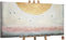 YS-Art Abstrakt Acryl Gemälde auf Leinwand Sonnenenergie handgemalt Wandbilder Wohnzimmer modern Wohndekor Bilder Büro Horizont Vögel echte Kunst 200x100 cm