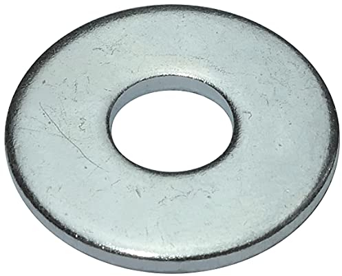 AERZETIX - C49711 - Lot de 500 Rondelles plates larges - M6/Ø18mm - en acier zingué - DIN 9021-140HV- pour fixations métal sur métal ou bois sur métal