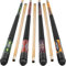 Kmise Pool Stick 1 Stück Profi Billard Pool Queue Stick 147.3 cm Snooker Game Queue für Männer Solid Maple Stick 2 Stück, Braun