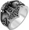 Retro Wikinger Thors Hammer Symbol Keltischer Knoten Titanstahl Herrenringe Punk Hip Hop Rock für Mann Freund Schmuck Kreativitätsgeschenk