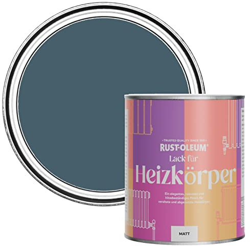 Rust-Oleum Blue Radiator Paint in Matt Finish - Blueprint 750ml