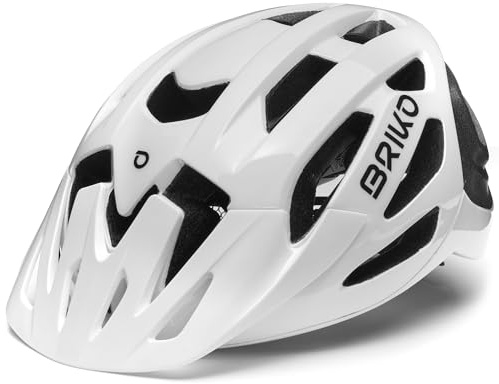 Briko Sismic X Helm, Erwachsene, Unisex, Weiß, Größe L