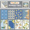 CrafTreat Mediterranes Decoupage Papier zum Basteln, A4-Format (21,6 x 29,2 cm), 8 Stück, Decoupage Papier und Bastelpapier, Muster-Set, Motivkarton, Musterpapier, Bastelpapier Vintage, Motivkarton