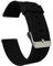 ONE ECHELON Quick Release Watch Band Silicone Replacement Smart Watch Strap Compatible With Fossil Gen 5 Julianna Hr with Tang Buckle (Black)