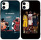 nurkorki [2 Stück Handyhülle für iPhone 11 Hülle 6,1, Basketball Legende 24 23 Player Star Cool Mode Muster Design Case Matt Weich Silikon Stoßfest Back Cover Schutzhülle für iPhone 11
