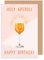 Edition Seidel Premium Geburtstagskarte mit Umschlag. Glückwunschkarte Grußkarte Karte Billet Geburtstag Holy Aperoli Happy Birthday Mann Frau Drink Aperol orange (G3566 SW024)