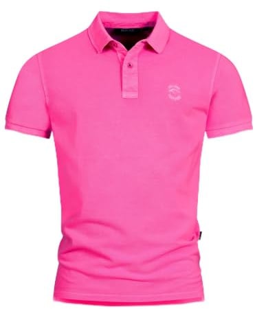 Indicode Herren INJorah Leichtes Poloshirt aus Baumwolle mit Polokragen | Klassisches Polohemd für Business und Freizeit, Herrenshirt, Freizeitshirt, Polokragenshirt, Baumwollshirt für Männer