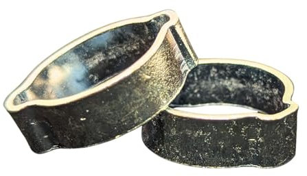 Lumonic I 10x 2-Ohr-Schelle 23-27mm I V2A Edelstahl I Zweiohrschelle I Schlauchschelle I für Druckluft, Rohrsysteme, Garten, KFZ