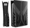 Faceplate for PS5 Side Shell Plates PlayStation 5 Disc Edition Console Replacement Accessory Case Cover Black Plate Anti-Scratch Dust Cover Skin Protector (Black Transformer)