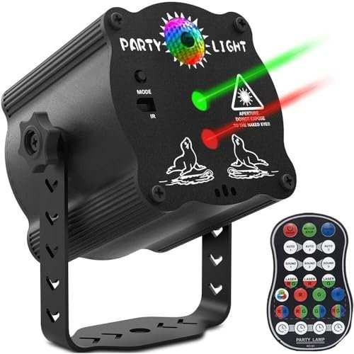 60 Pattern Christmas Projector Lights Outdoor with Remote Control Timer, Waterproof Firefly Lights Show Party Lights for Yard Garden - LED Lights Projector