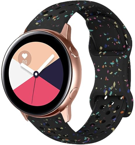 Breathable Silikon Armband für Amazfit GTS 4/GTS 4 Mini/GTS 3/GTS 2/2e/2 Mini/GTR Mini/GTR 42mm, 20mm Sport Armbänder Uhrenarmband, Ersatzarmband für Amazfit Bip 3/3 Pro/Bip U/U Pro/Bip S/S Lite