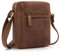 ekavale Echtleder-Umhängetasche für Herren - Vintage Schultertasche für Männer, ideal für Arbeit, Reisen oder als Geschenk - Messenger Bag für Business und Freizeit in kompakter Größe (Hellbraun)
