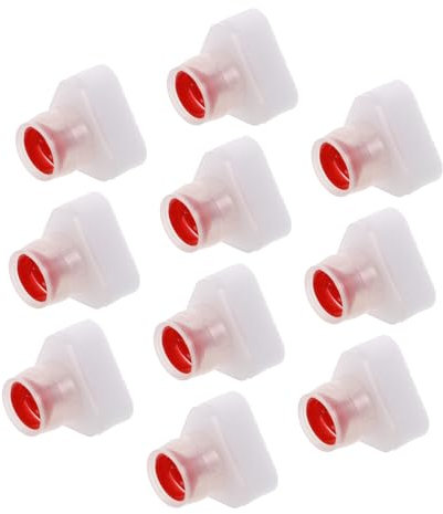 BESTYASH 10pcs Shoe Polish Brush Heads Triangular Sponge Heads for Pad Shoe Polish Applicator