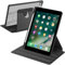 A-BEAUTY Coque Rotative Compatible avec iPad 9,7 Pouces (6ème/5ème Génération, 2018/2017)/iPad Air 2/Air 1, Étui Antichoc Arrière Transparente, Veille/Réveil Automatique, Noir
