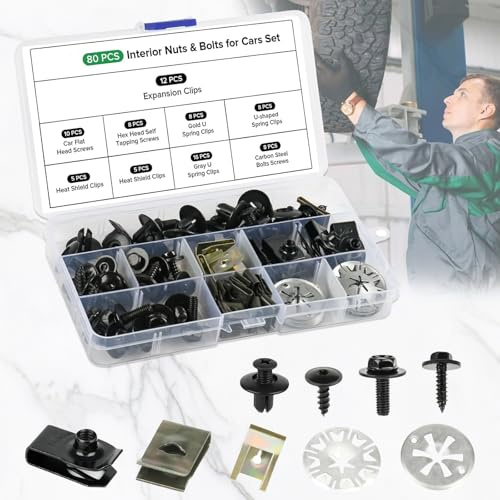 Srup Blechmutter Schraube Mutter Clip Kit, Universal, Auto Kunststoff Clips | Karosserieschrauben U Type Karosserie, Set