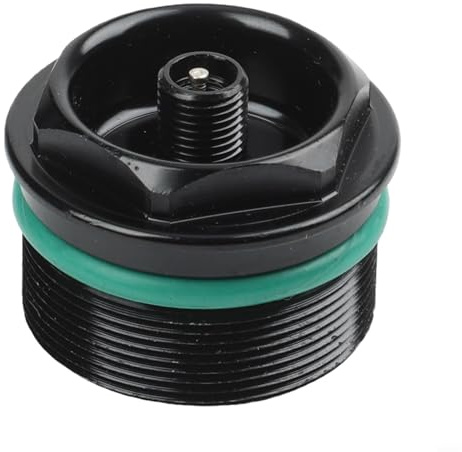 Fahrradgabelventilmutter Luftkappe Montage mit Gewinde passend für 28, 3 x P1, 0 mm, 30, 3 x P1, 0 mm, 32, 3 x P1, 0 mm, Gabelventile mit Dichtungsringen für sicheren Sitz (30,3 x 1,0 mm A)