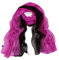 LoveSilk Lange Georgette Seidentuch 100% Seiden-schals Stola in Farbverlauf Farbe Dunkellila
