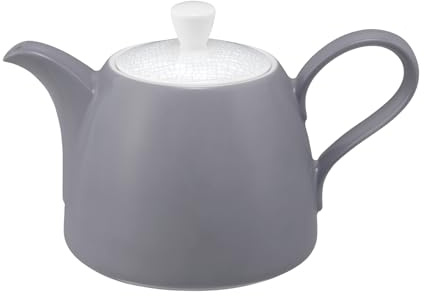 Seltmann Weiden 001.743873 Kanne 1,4 L, 24.4 x 15.3 x 15.1 cm, Grau/Weiß