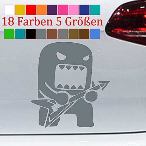 Domo Kun Gitarre Aufkleber VW Sticker JDM Anime Manga Japan 18 Farben 5 Größen
