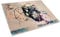 Clock Cream Glass Chopping Board Kitchen Worktop Saver Protector