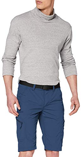 Schöffel Herren Shorts Silvaplana2, vielseitige Wanderhose mit separatem Gürtel, Outdoor Hose mit praktischen Taschen
