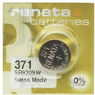 Renata MP-E 371 SR920SW Watch Battery, 60% More Powerful, 1 Battery