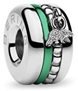 Bering Arctic Symphony Charm Be My Love Edelstahl grün