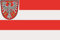 U24 Aufkleber Freie Stadt Frankfurt Flagge Fahne 8 x 5 cm Autoaufkleber Sticker