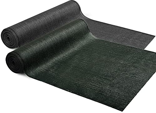 Floordirekt - Marius - Rouleau Brise Vue Occultant - 1,5 x 15 m - Corde de Fixation Inclus - Tissu HDPE d'ombrage 150 g/m² - Protection solaire, Brise-Vue, Brise-Vent, Anthracite