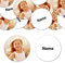 Goodtimes Foto-Konfetti Beidseitig Personalisierbar Foto Name Rund 2,5cm Dekoration für Hochzeit Geburtstag Partys 330 Stück Weiß