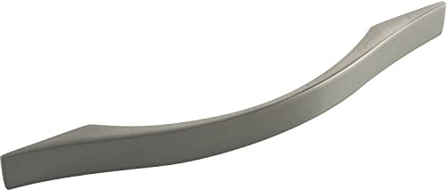 OBF 08589646.19 Grimme Möbelgriff Arona Schubladengriff, Breite 228 mm Schrankgriff Aluminium Edelstahl-Effekt, Silber
