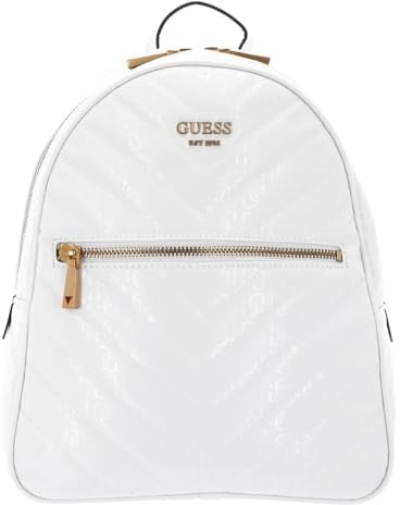 GUESS Women Vikky Backpack Bag, Weiß