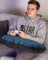 Gamewarez Gamerpad DoubleFace mit EPS Füllung, Ergonomisches Armstützkissen für lange Gaming-Sessions, Unterstützung des, Nacken, Handgelenke und Hände -Farbe Schwarz, Made in Germany
