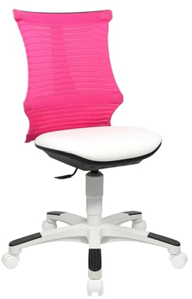 TOPSTAR Sitness S'neaker ergonomischer Schreibtischstuhl, Kinderdrehstuhl mit bewegter Sitzfläche rosa