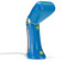 Conair GSC24BLE Plancha de vapor vertical Power Steam, Compacta y ligera, Ideal para viajar, Elimina el 99,9% de las bacterías, Calentamiento rápido, Potencia de 1100 W, Color Azul
