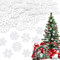 100 Pezzi Fiocchi di Neve Decorativi in Legno, 30mm 35mm Fiocchi di Neve per Albero di Natale Legno, Fiocchi di Neve da Appendere Ornamenti Fiocchi di Neve Decorazioni Natalizie per Albero, Bianco