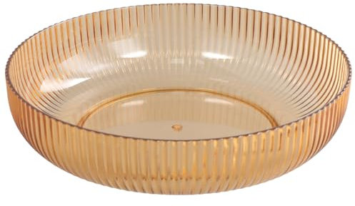 volumoon Bol à Fruits, Corbeille à Fruits Décorative en Plastique, Rond Bol Décoratif pour Décoration de Salon, Corbeille à Fruits Multifonctionnelle pour Salle à Manger, Comptoir de Table, Cuisine