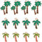 SUNNYCLUE 1 Box 48 Stück 3 Stile Kokosnussbaum Anhänger Emaille Baum Anhänger Klein Goldlegierung Metall Hawaii Strand Frische Pflanze Palmen Anhänger Zur Schmuckherstellung Anhänger DIY Halsketten Ar