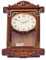 1:12 puppenhaus Klassische Holz Legierung Wanduhr Exquisite Miniatur Dekor für Wohnzimmer Kinder Spielen Spielzeug