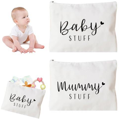 Trousse de Cadeaux Pour Maman, 2 PCS Kit de Sac Cadeau Pour les Fournitures Pour la Mère et L'enfant, Idéal Pour la Douche de Bébé, la Grossesse, la Maternité et les Nouveaux Cadeaux de Maman