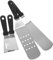 Garneck Espátulas para Plancha y Barbacoa Acero Inoxidable Kit De Accesorios Fácil De Limpiar
