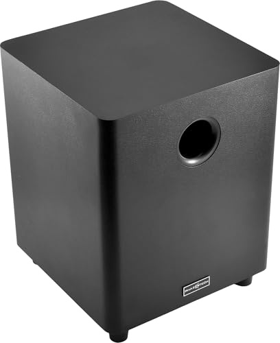 PHASEOTECH 8 Inch Passive Subwoofer, 100W Power Heavy Bass Powerful Sound Synthetic Fiber Wood Material, Passive Speaker for Home Theater