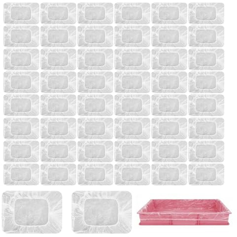 50 Pcs Paint Tray Liners, 9 Inch Paint Roller Tray Liners for House Painting Improvement DIY Projects Easy to Clean Up