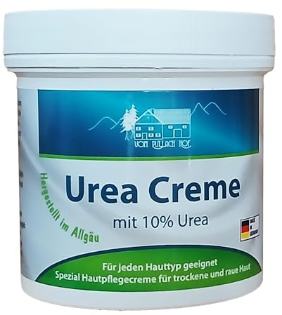 10% UREA CREME 250ml Feuchtigkeitscreme für trockene Haut Fußcreme Fußpflege Feuchtigkeitspflege 85