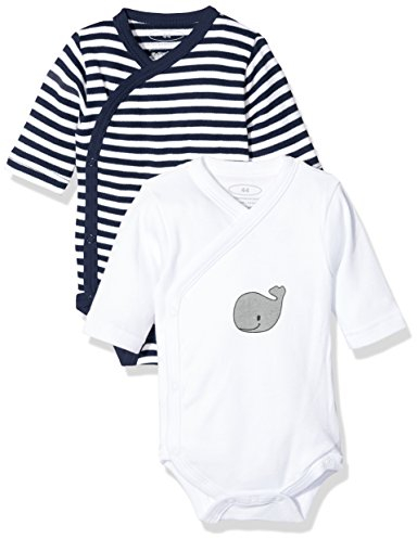 Playshoes Apparel Wickelbody Baby Kleinkind Body, Marine, 56