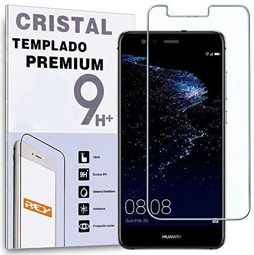 REY Bildschirmschutz aus gehärtetem Glas für Huawei P10 LITE, Schutzfolie, Displayschutzfolie 9H+ Härte, Anti-Kratzen-Öl-Bläschen