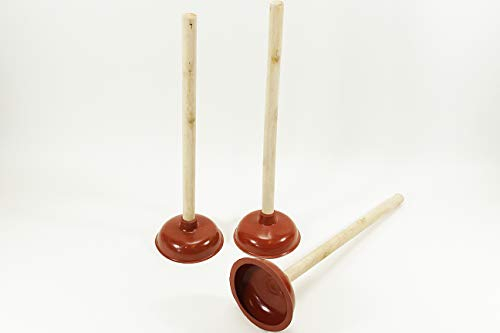 Pömpel Saugglocke Pümpel Ausgussreiniger Gummiglocke Holzstiel