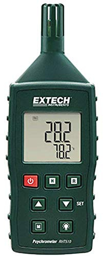 Extech RHT510 Hygro-Thermometer Psychrometer, Type K, Wet Bulb