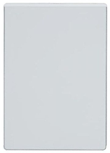 75x Sichttaschen A5 selbstklebend mit Abziehfolie, GLASKLAR und glatt, Selbstklebetasche, Klebetasche Präsentationstasche