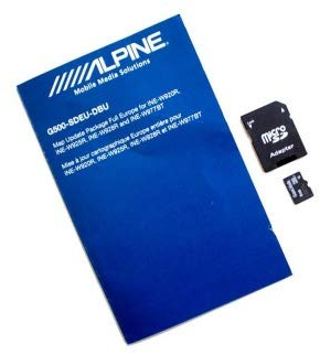 Alpine G500-SDEU-DBU - Software-Karten-Update auf SD-Card